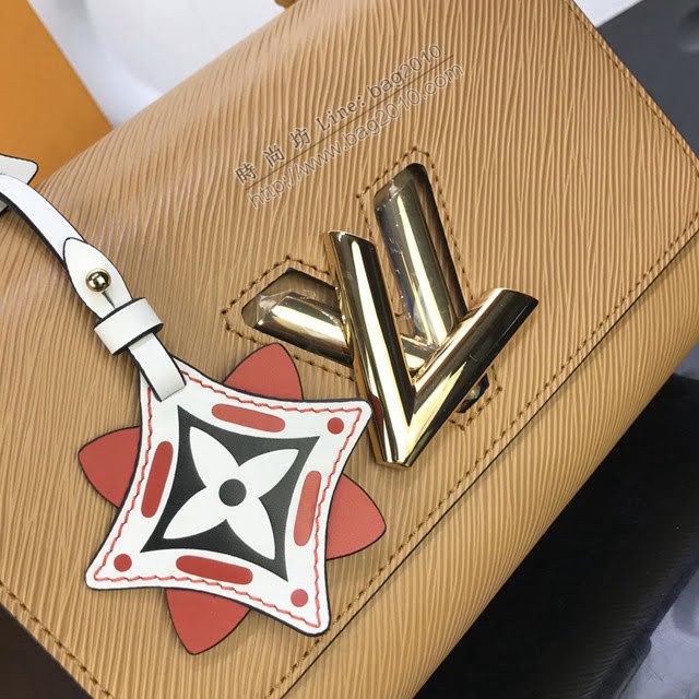 路易威登LV女包 M56849 Twist中號手袋 Crafty膠囊系列 lv新款水波紋女包 lv手提肩背斜挎包  ydh3791